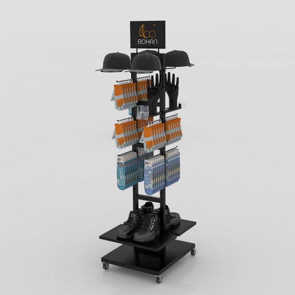 Island Display Racks HRJ005C – BOHAN DISPLAY FIXTURE CO., LTD