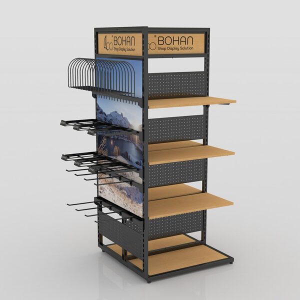 3 Sided Display Rack MPM530 – BOHAN DISPLAY FIXTURE CO., LTD