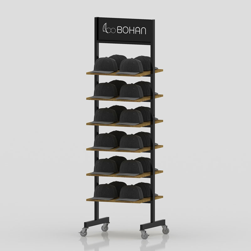 Baseball cap rack HR026 BOHAN DISPLAY FIXTURE CO., LTD